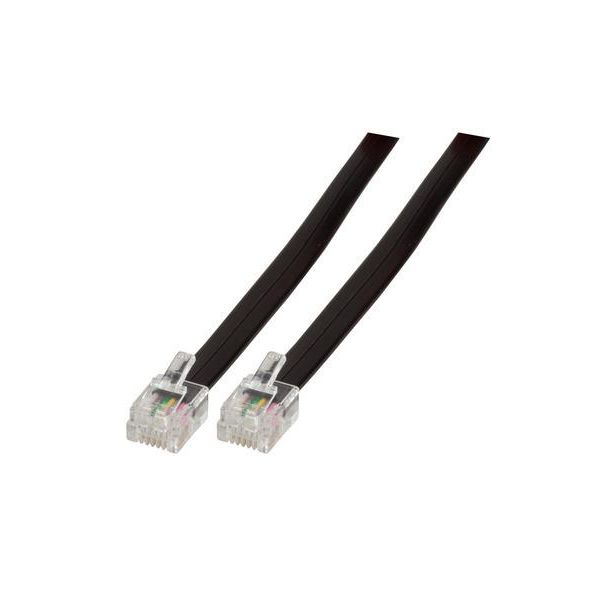 Cavo Modulare Efb-Elektronik Nero, 2 X Spina RJ12 (6/6), 1:1, 3,0 M Produttore: Efb Elektronik (K2404SW.3)-image