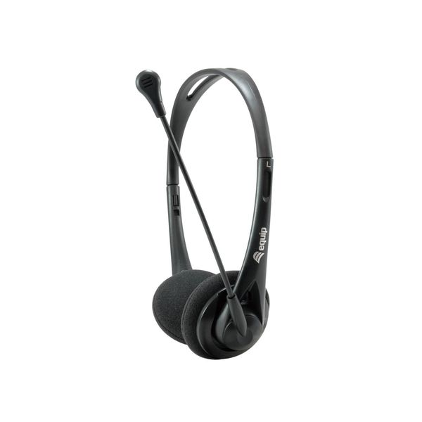 Equip Chat Headset Wired Head-Band Chiamate/Musica Nero-image