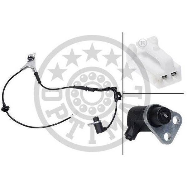 Sensore Optimal Abs Velocità Ruota Posteriore Destra Per Mazda MX-5 Ii (Nb) 06-S403-image