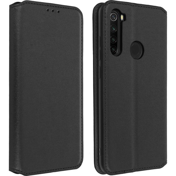 Avizar, Cover In Ecopelle Classic Edition Xiaomi Redmi Note 8 / Note 8 2021, Nero-image