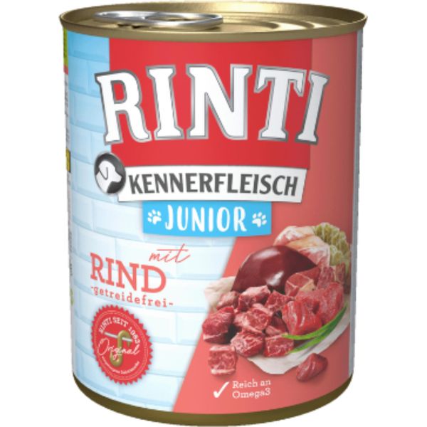 Rinti 800Gx12 Connoisseur Meat Junior Manzo In Scatola-image