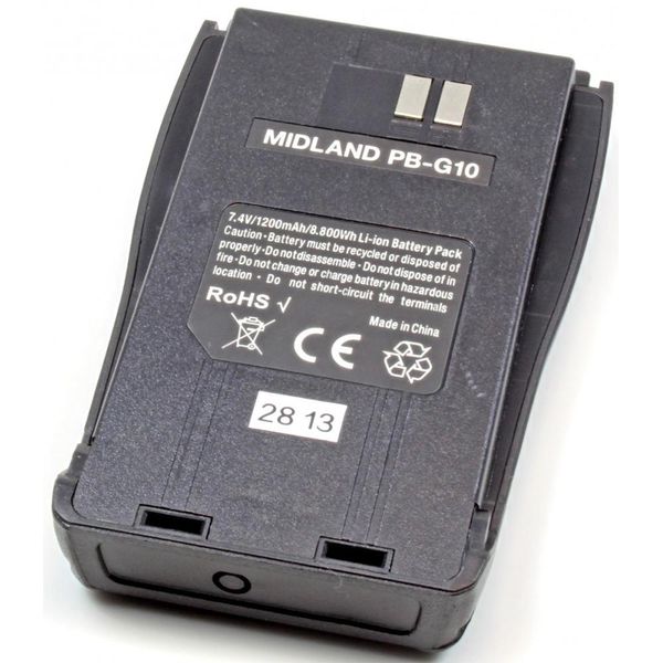 Midland PB-G10 Batteria Li-Ion 1200 Mah Per Stazione G10 Codice C1126-image
