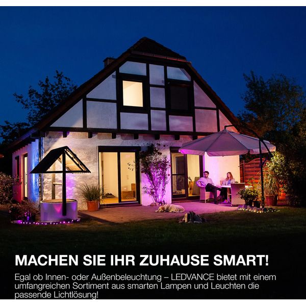 Ledvance Lampadina Led Smart+ 8,5W = 60W E27 Opaca 806Lm Bianco Cct 2700K-6500K Dimmerabile App Google Alexa Apple Homekit Bluetooth-image