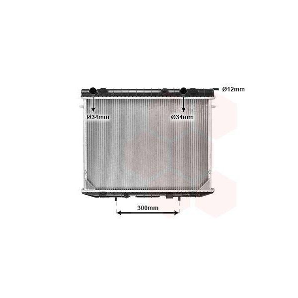 Van Wezel 37002188 Radiatore Acqua Radiatore Motore Per Opel Frontera A Suv (U92)-image