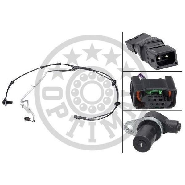 Sensore Optimal Abs Velocità Ruota Posteriore Sinistra Per Audi A6 Avant (4B5, C5) 06-S465-image