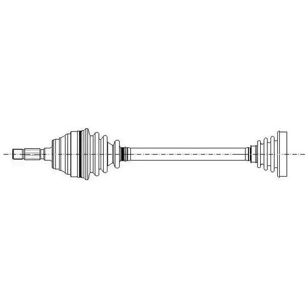 Era Benelux DA60734 Albero Motore Anteriore Sinistro Per Audi A2 (8Z0)-image