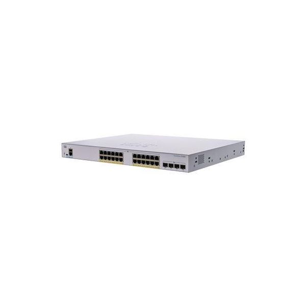 Cisco CBS350-24FP-4G-EU Switch Di Rete Gestito L2/L3 Gigabit Ethernet (10/100/1000) Argento-image