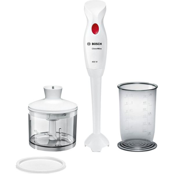 Bosch | Frullatore Manuale | MSM14200 Clevermixx | Frullatore Manuale | 400 W | Numero Di Velocità 1 | Bianco-image