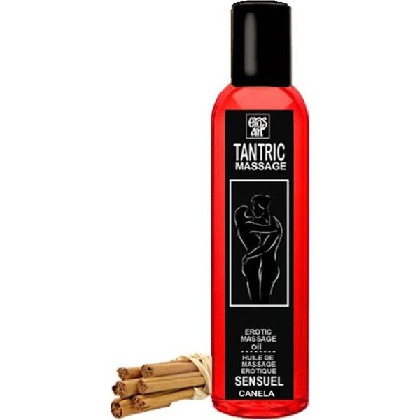 Eros-Art Olio Per Massaggi Tantrici Naturale E Afrodisiaco Alla Cannella 100Ml-image