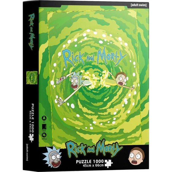 Sd Toys Rick & Morty Puzzle Portal (1000 Teile) SDTWRN24737-image