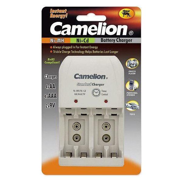 Camelion | BC-0904S | Caricabatterie Plug-In | 2X O 4X Ni-Mh Aa/Aaa O 1-2X 9V Ni-Mh-image