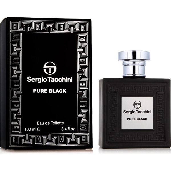 Sergio Tacchini Pure Black Eau De Toilette Per Uomo 100 Ml-image