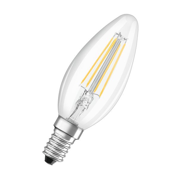 Bellalux Led Candela A Filamento 4W = 40W E14 Chiaro 470Lm Bianco Neutro 4000K-image