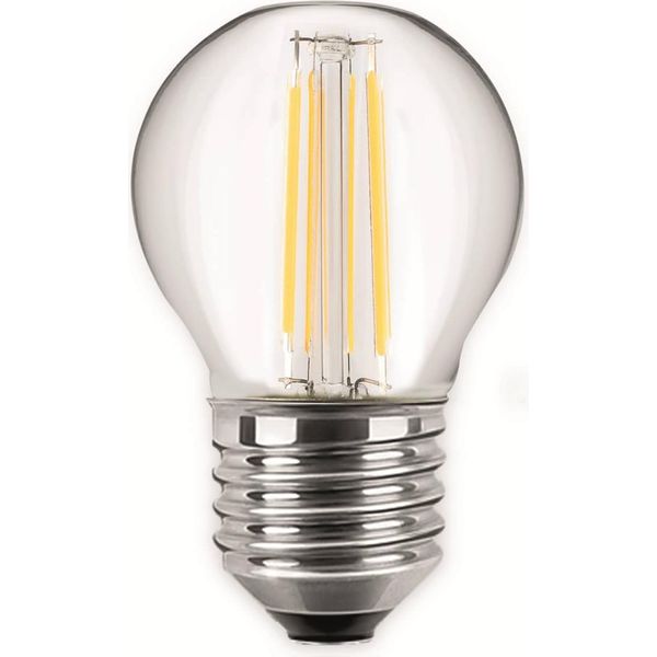 Blulaxa Led-Lampe 49085 Mini Globe Filament, E27, Eek: F, 4,5 W, 470 Lm, 2700 K, Dimmbar-image