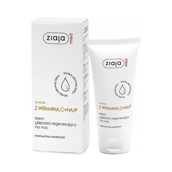 Trattamento Dermatologico Crema Notte Profondamente Rigenerante Per Donne 50 - Ziaja Med-image