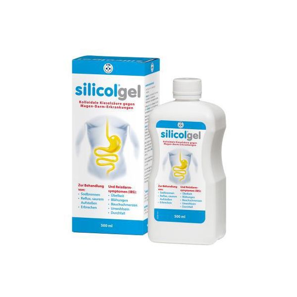 Silicol Gel Silice Colloidale Per I Disturbi Gastrointestinali, 500 Ml Gel-image