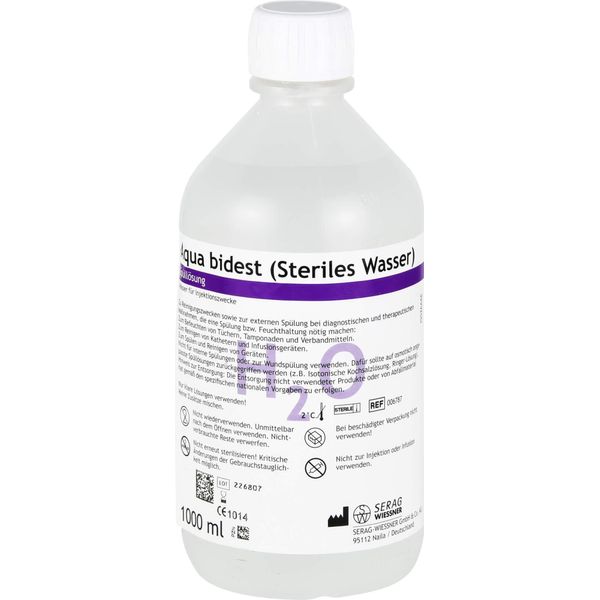 SERAG-WIESSNER Aqua Bidest Soluzione Di Risciacquo, Soluzione Da 1000 Ml-image