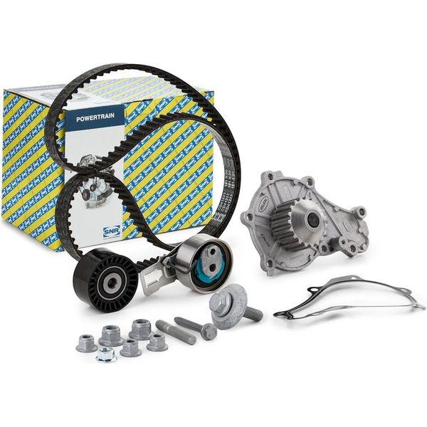 Snr KDP452.370 Set Cinghia Di Distribuzione + Pompa Dell'acqua Per Ford Fiesta Mk6 Hatchback (JA8, JR8) Focus Iii Turnier Kuga Mk2 (DM2) Focus Iii Mondeo V Estate (Cf)-image