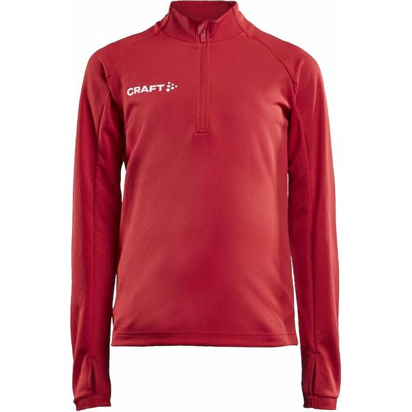 Craft Evolve Halfzip Jr Rosso Brillante 158/164-image