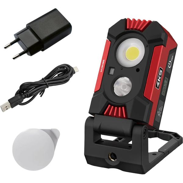 4K5 Tools Hd 1500 Faretto Da Costruzione Per Impieghi Gravosi (Luminosità 1500Lm)-image