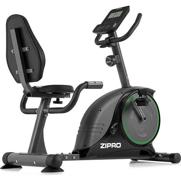 Zipro Easy Recumbent Bike | Ergometro Recumbent Per L'allenamento A Casa | Cyclette Con 8 Livelli Di Resistenza | Massa Volanica Di 8 Kg-image