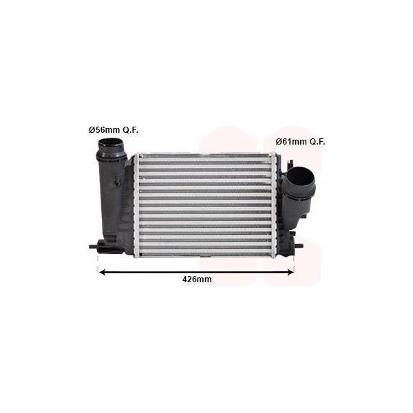 Van Wezel 43004680 Intercooler Llk Per Renault ScÉNic Iv (J9) Turbo Intercooler-image