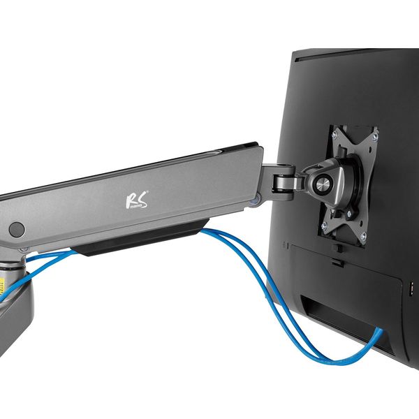 Supporto Per Monitor Da Gioco 17-32" Con Illuminazione Led Rgb Supporto Da Scrivania Altezza Regolabile Orientabile Inclinabile Max. 9 Kg Vesa 75X75 / 100X100"-image