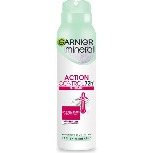 Garnier Deodorante Minerale Spray Azione Control 72H - Thermic 150Ml-image