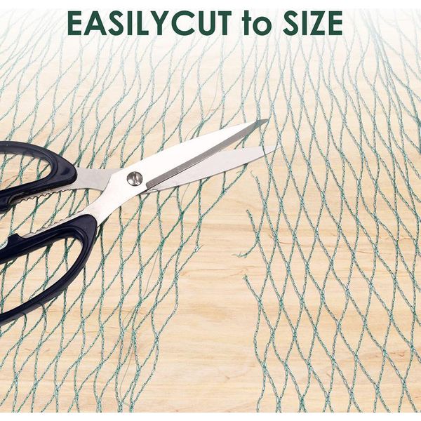 Jopassy Rete Di Protezione Degli Uccelli Rete Dello Stagno 2X10M Rete Dell'albero Da Frutto Rete Del Giardino Rete Dello Stagno Rete Repellente Dell'uccello, Rete Della Foglia Robusta 20X20Mm-image