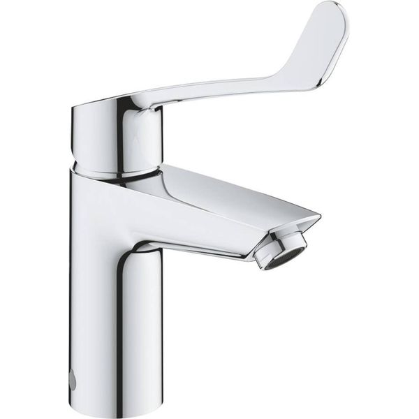 Grohe Eurosmart Mitigeur Monocommandé Pour Lavabo, S-Size, Saillie 111Mm, Sans Vidage, Levier Long, Anti-BrûLure Thermique, 23984003, 23984003-image
