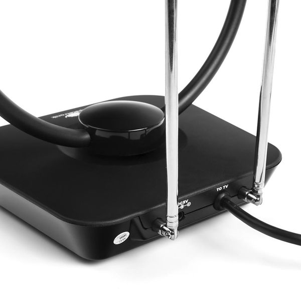 La Più Potente Antenna Per Interni DVB-T2 MUX8 Full Hd Antenna Per Interni Spacetronik Locus Tv Alimentata 45Db-image