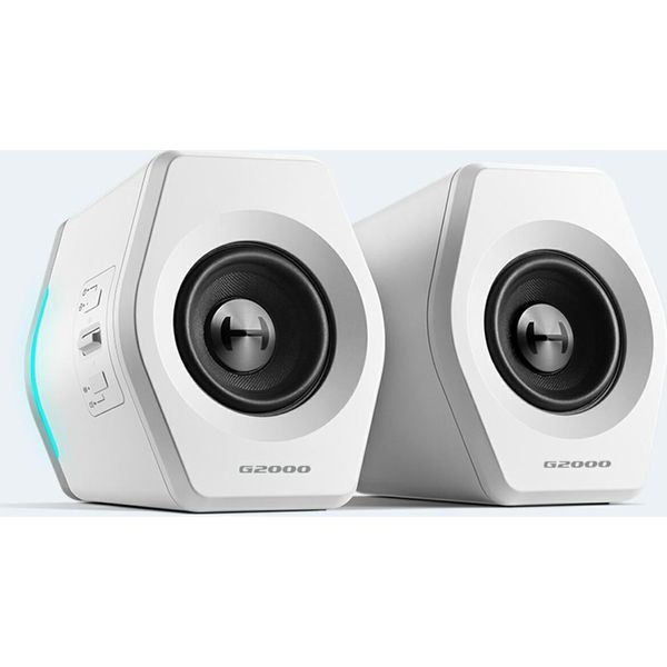 Edifier G2000 Wt Aktivboxen Edifier G2000 2.0 Bluetooth Gaming Rgb Weiß Retail-image