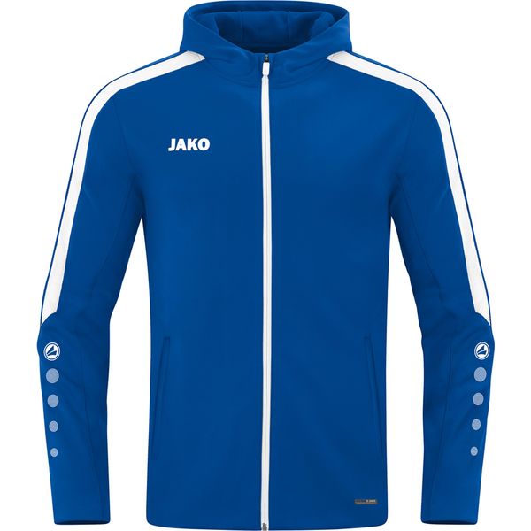 Jako Giacca Con Cappuccio Power, Colore:Royal, Taglia:164-image