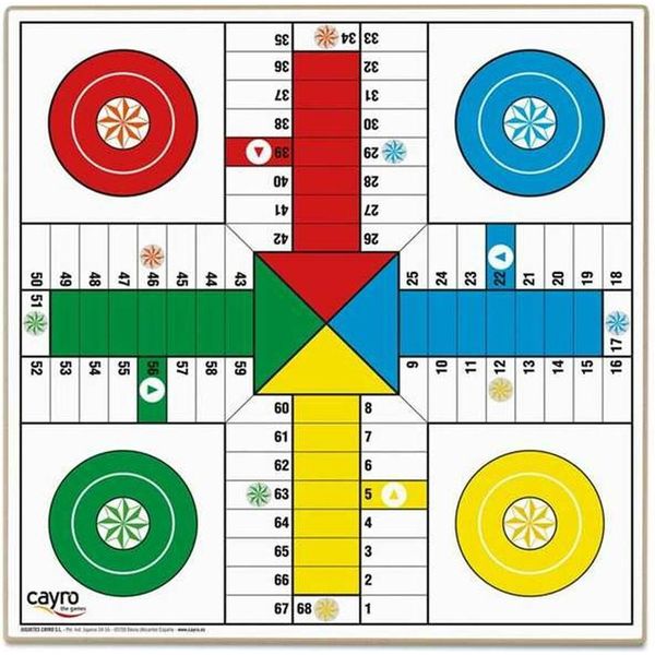 Tavola Da Gioco ParchíS-Oca Cayro (33 X 33 Cm)-image