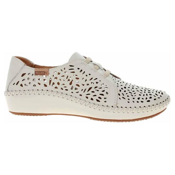 Pikolinos Donna Scarpa Slip-On Bassa Allacciatura Decorativa Ariosa P. Vallarta 655-4783, Dimensioni:37 Eu, Colore:Bianco-image