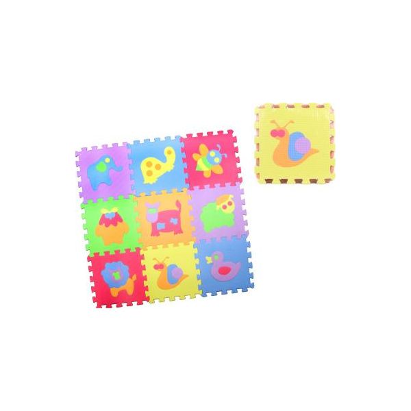 Puzzle In Schiuma 9 Pezzi Animali-image