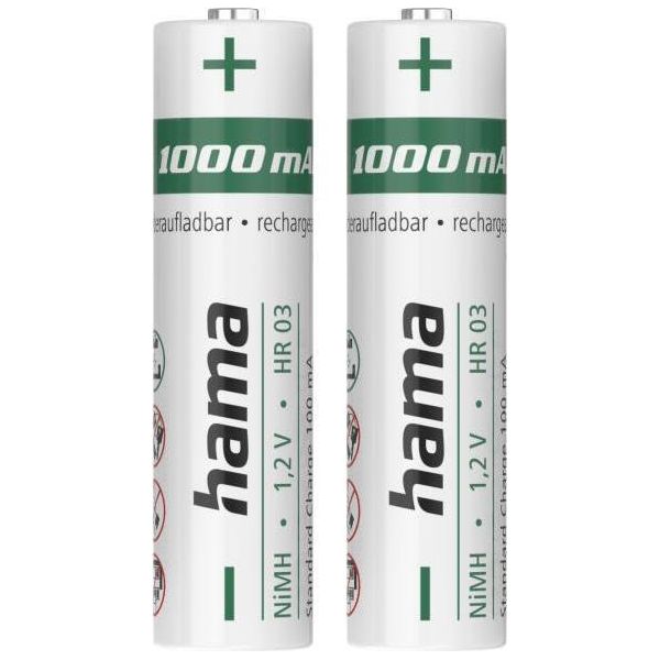 Hama 00223523 Batteria Domestica Batteria Ricaricabile Aaa Al Nichel-Metallo Idruro (Nimh) (00223523)-image