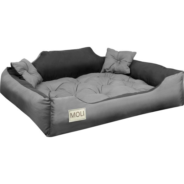 Lettino Per Cani, Box, 55X45 Cm, Personalizzato, Grigio-image