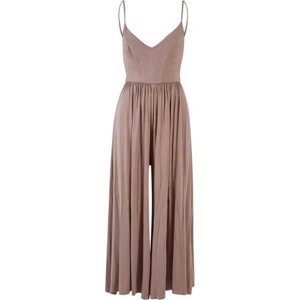 DáMský Overal Urban Classics Ladies Modal Spaghetti Jumpsuit Duskrose - Xxl-image