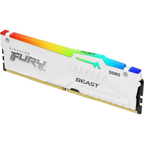 Kingston Technology Fury Beast 32 Gb 5600 Mt S DDR5 CL36 Dimm White Rgb Expo-image
