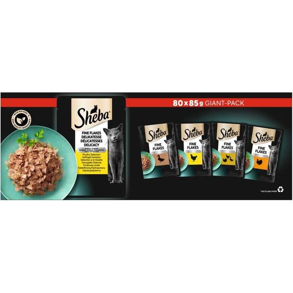Sheba Cibo Umido Per Gatti Ai Gusti Misti 80X85G-image