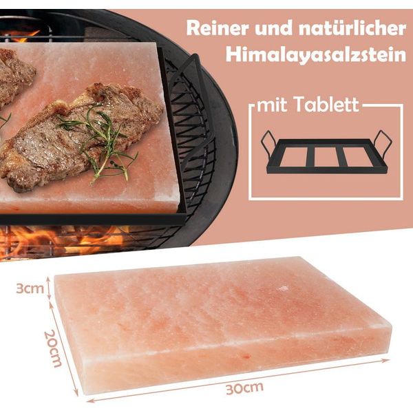 Jopassy Pietra Dicon Supporto Pietra Diper Barbecue 30X20X3Cm Set Yakiniku Chef Bbq Xl Barbecue 4X-image