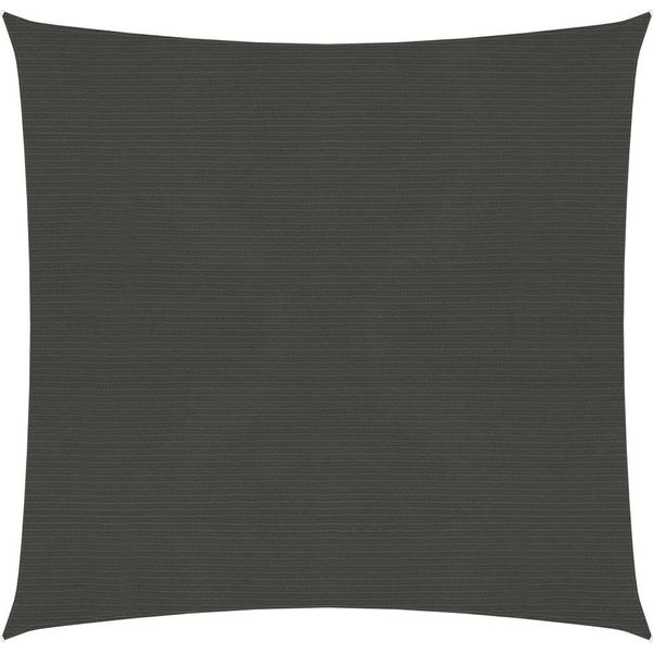 The Living Store Tenda Da Sole 160 G/M² Antracite 5X5 M Hdpe-image