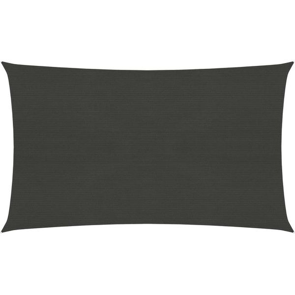 The Living Store Tenda Da Sole 160 G/M² Antracite 5X8 M Hdpe-image