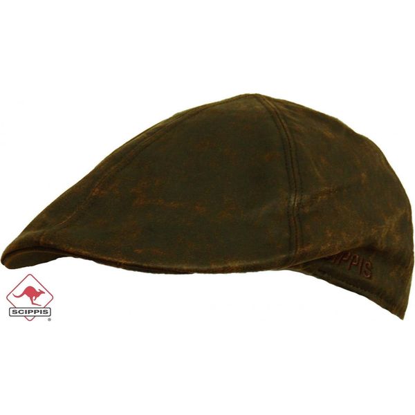 Scippis Dublin Cap Cappello Scorrevole Cappello Piatto Marrone Donna Uomo M (57-58 Cm)-image