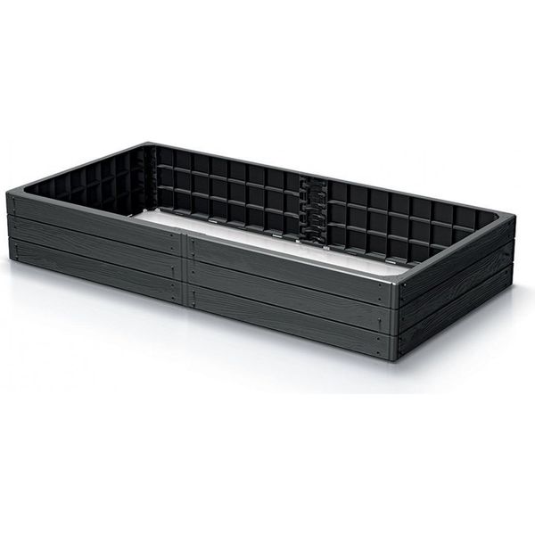 Prosperplast Letto Sopraelevato 1492X756X250 Mm, Antracite Base Legno IBWR-S433-image
