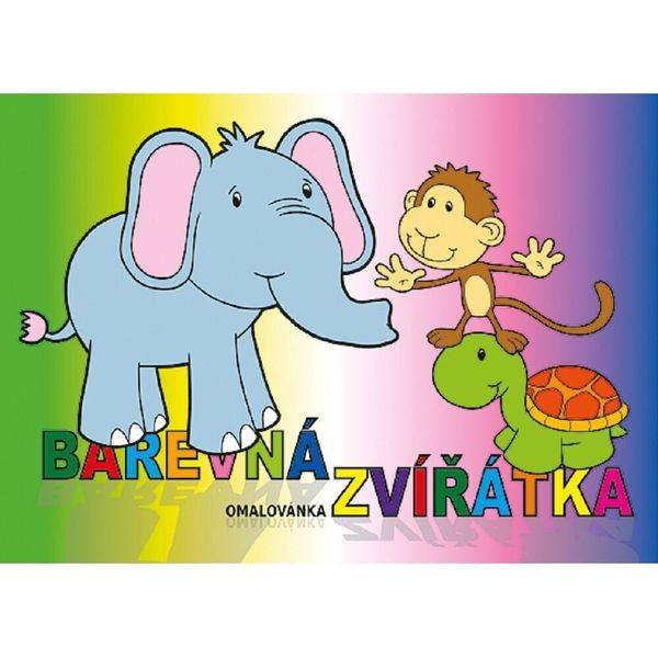 BaloušEk Stampa Libro Da Colorare A5 - Animali Colorati-image
