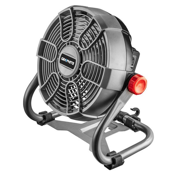 Ventilatore 58G080, A Batteria, 18V, Alimentazione A Rete O A Batteria, Grafite-image