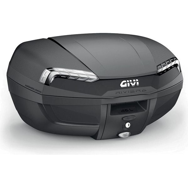 Bauletto Givi E46NT Riviera Tech 46 Lt Monolock Con Piastra E Kit Universale-image