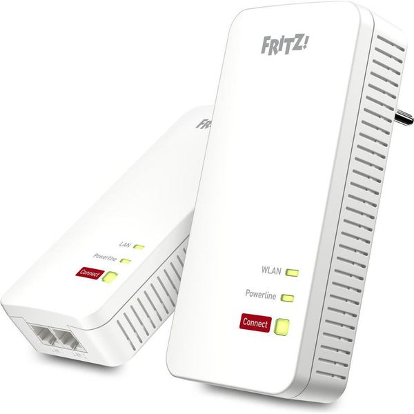 Avm Fritz!Powerline 1240 Ax Bianco Wi-Fi 6 1200 Mbit/S Gigabit Ethernet Adattatore-image